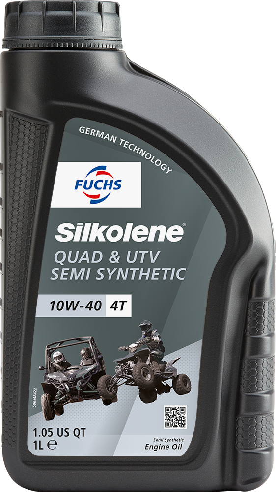 SILKOLENE QUAD UTV 10W-40 1L F RGB LO.png Silkolene Quad ATV 10W-40 1L - Image 1